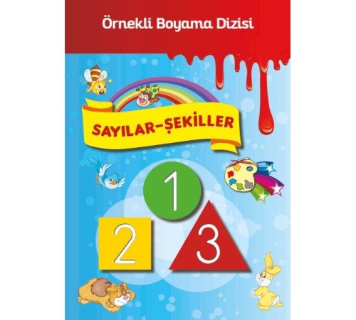 Örnekli Boyama - Sayılar - Şekiller Örnekli Boyama - Sayılar - Şekiller