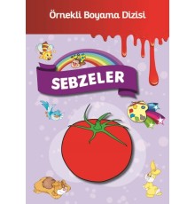 Örnekli Boyama - Sebzeler