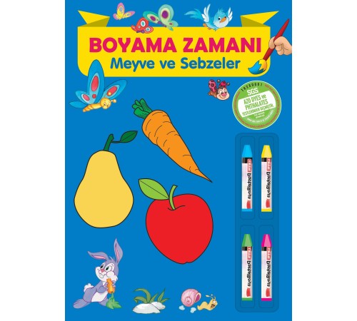 Boyama Zamanı: Meyve ve Sebzeler Boyama Zamanı: Meyve ve Sebzeler