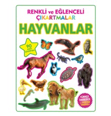 Renkli ve Eğlenceli Çıkartmalar Hayvanlar