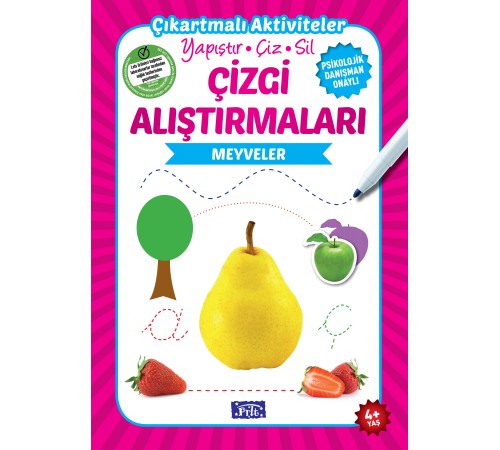 Meyveler - Çizgi Alıştırmaları