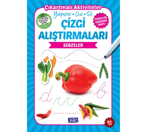 Sebzeler - Çizgi Alıştırmaları Sebzeler - Çizgi Alıştırmaları