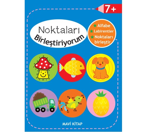 Noktaları Birleştiriyorum -  Mavi Kitap +7 Yaş