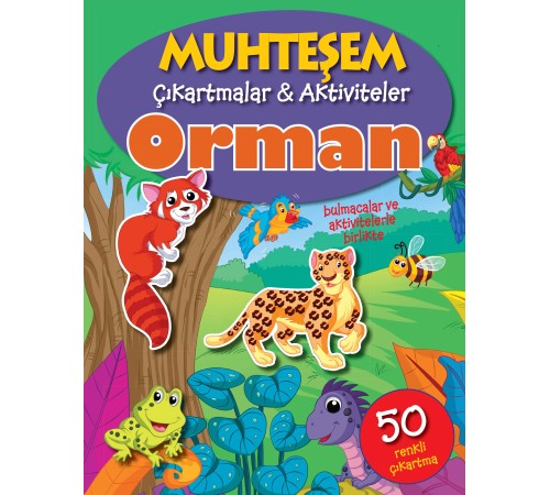Muhteşem Çıkartmalar ve Aktiviteler - Orman Muhteşem Çıkartmalar ve Aktiviteler - Orman
