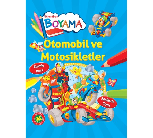 Eğlendiren Boyama - Otomobil ve Motosikletler Eğlendiren Boyama - Otomobil ve Motosikletler
