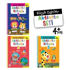 Küçük Dahiler Aktivite Seti 4+ Yaş - 3 Kitap Takım