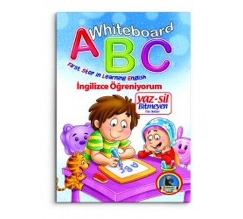 Whiteboard ABC First Step in Learning English / Yaz-Sil Bitmeyen Yazı Defteri Whiteboard ABC First Step in Learning English / Yaz-Sil Bitmeyen Yazı Defteri