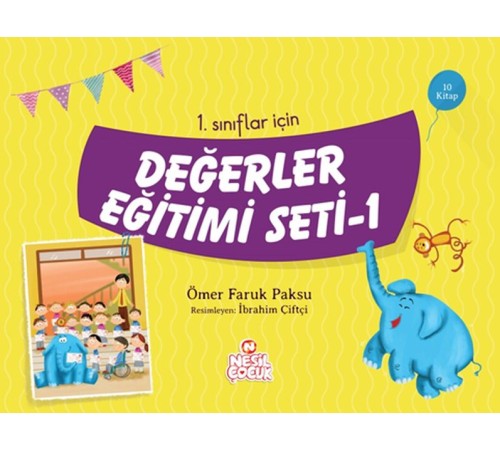 Değerler Eğitimi Seti 1 (10 Kitap)