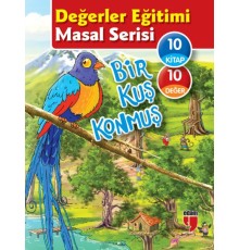 Değerler Eğitimi Masal Serisi - Bir Kuş Konmuş (10 Kitaplık Set)