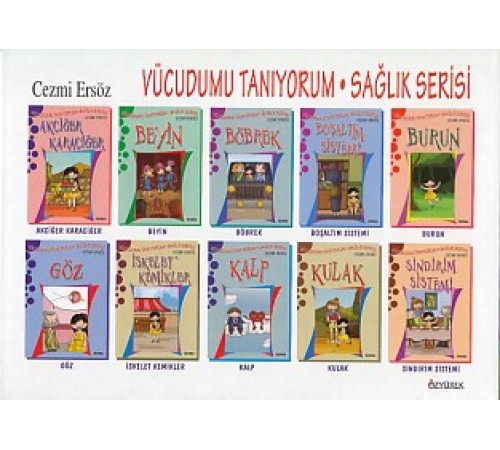 Vücudumu Tanıyorum Sağlık Serisi (10 Kitap)