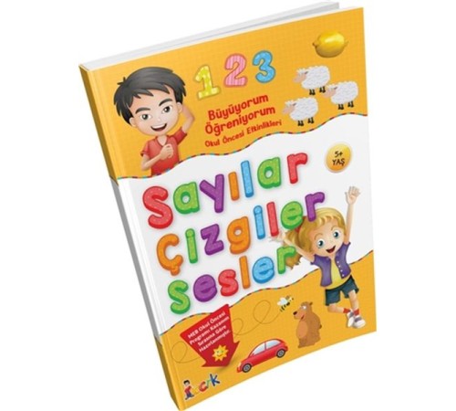 Büyüyorum Öğreniyorum Okul Öncesi Etkinlikleri Sayılar Çizgiler Sesler