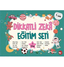 Dikkatli Zeka Eğitim Seti - 3. Kitap (5 Yaş)