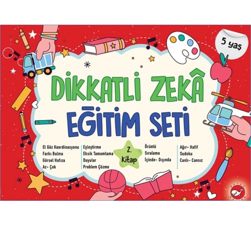 Dikkatli Zeka Eğitim Seti - 2. Kitap (5 Yaş)