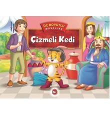 Üç Boyutlu Masallar - Çizmeli Kedi (Ciltli)