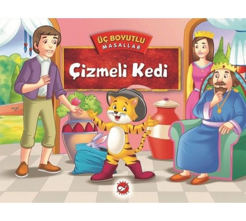 Üç Boyutlu Masallar - Çizmeli Kedi (Ciltli)