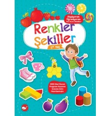 Büyüyorum Öğreniyorum Okul Öncesi Etkinlikleri - Renkler Şekiller 5+Yaş