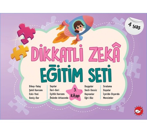 Dikkatli Zekâ Eğitim Seti 3. Kitap (4 Yaş) Dikkatli Zekâ Eğitim Seti 3. Kitap (4 Yaş)