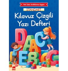 Renkli Standart Çizgili Yazı Defteri A4 Ebat