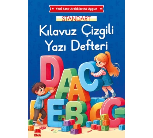 Renkli Standart Çizgili Yazı Defteri A4 Ebat