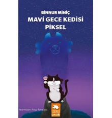 Mavi Gece Kedisi Piksel