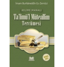 Talimül Müteallim Medrese Usulü Kelime Manalı