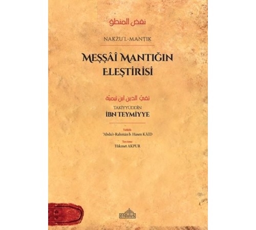 Meşşai Mantığın Eleştirisi