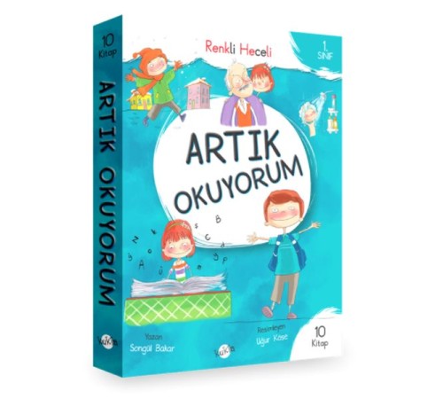 1.Sınıf Artık Okuyorum - Renkli Heceli 10 Kitap 1.Sınıf Artık Okuyorum - Renkli Heceli 10 Kitap