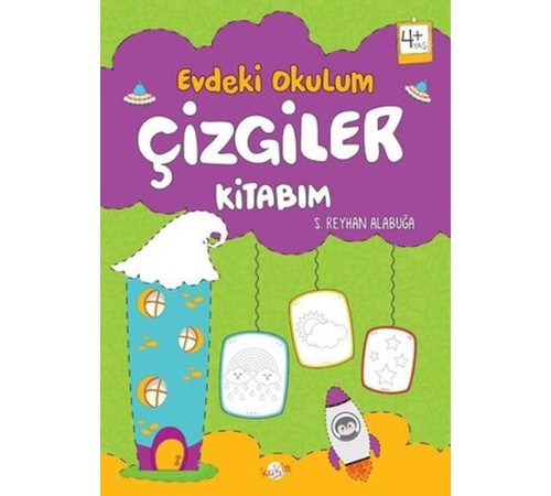 Evdeki Okulum Çizgiler Kitabım 4+Yaş Evdeki Okulum Çizgiler Kitabım 4+Yaş