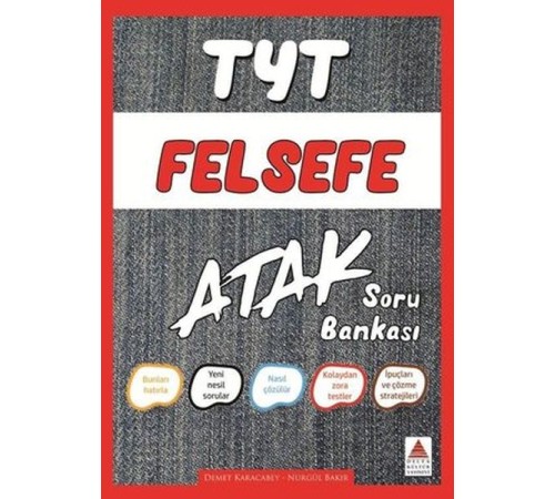 Delta TYT Felsefe Atak Soru Bankası (Yeni)
