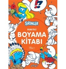 Öğretici Boyama Kitabı - Şirinler