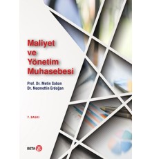 Maliyet ve Yönetim Muhasebesi