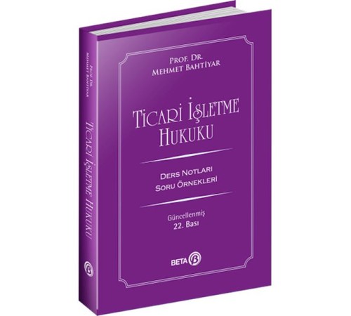 Ticari İşletme Hukuku Ders Notları