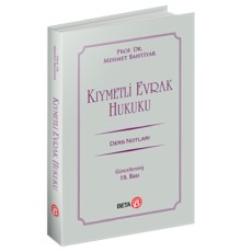 Kıymetli Evrak Hukuku Ders Notları
