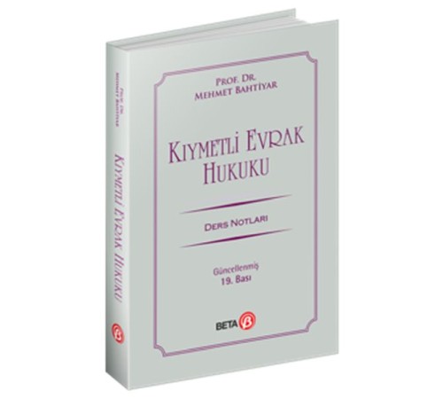 Kıymetli Evrak Hukuku Ders Notları