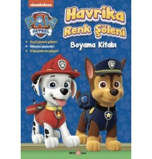 Paw Patrol Havrika Renk Şöleni Boyama Kitabı