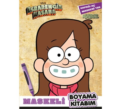 Maskeli Boyama Kitabım Mabel - Esrarengiz Kasaba
