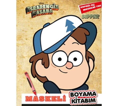 Maskeli Boyama Kitabım Dipper - Esrarengiz Kasaba