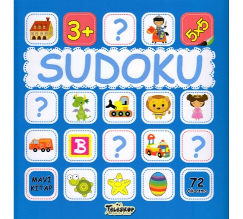 Sudoku 5X5 Mavi Kitap