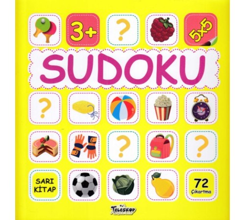 Sudoku 5x5 Sarı Kitap