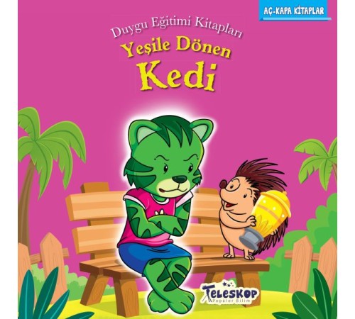 Yeşile Dönen Kedi - Duygu Eğitim Kitapları