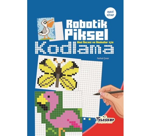 Robotik Piksel Kodlama Mavi Kitap