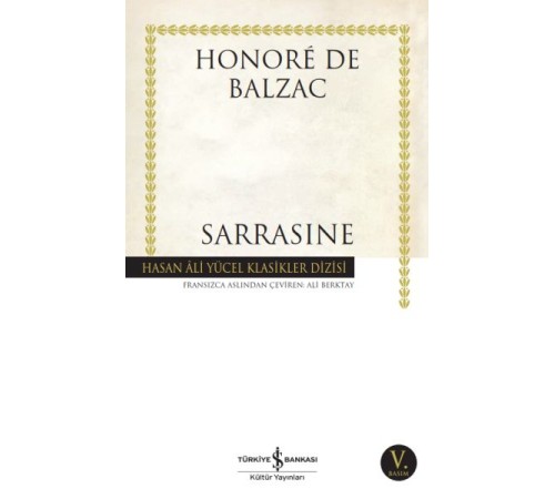 Sarrasine - Hasan Ali Yücel Klasikleri