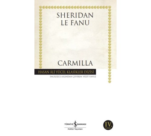 Carmilla - Hasan Ali Yücel Klasikleri