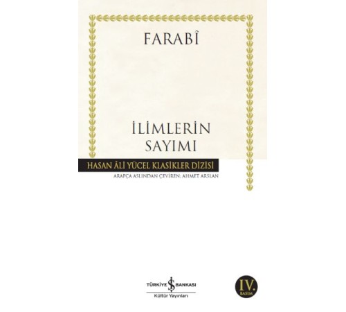 İlimlerin Sayımı - Hasan Ali Yücel Klasikleri İlimlerin Sayımı - Hasan Ali Yücel Klasikleri
