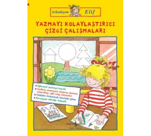 Arkadaşım Elif - Yazmayı Kolaylaştırıcı Çizgi Çalışmaları
