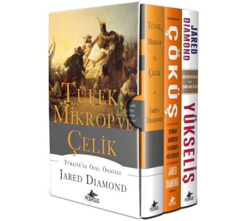 Tüfek Mikrop ve Çelik Üçlemesi - 3 Kitap Kutulu, Ciltli