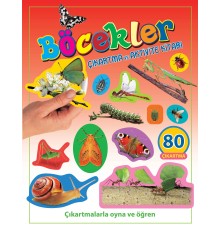 Böcekler - Çıkartma ve Aktivite Kitabı