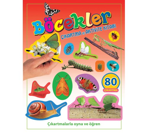 Böcekler - Çıkartma ve Aktivite Kitabı Böcekler - Çıkartma ve Aktivite Kitabı