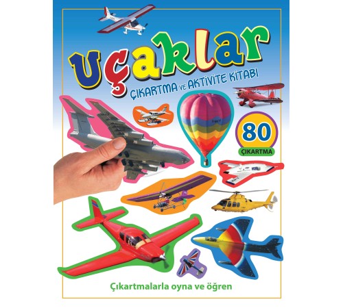 Uçaklar - Çıkartma ve Aktivite Kitabı Uçaklar - Çıkartma ve Aktivite Kitabı