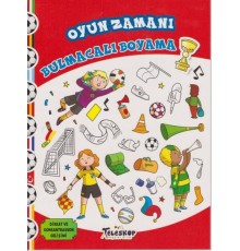 Oyun Zamanı Bulmacalı Boyama